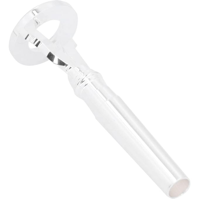 Embouchure de Trompette Plaqué Argent Accessoires d'Entraînement pour Instrument pour Saxophone Cor white