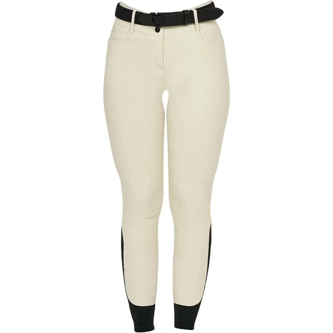 Hoge taille rijbroek met kniesteunen voor dames Equestro