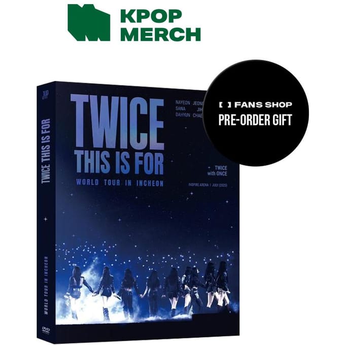 TWICE - [THIS IS FOR] Wereldtournee IN INCHEON DVD Album only black