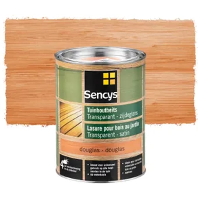 Sencys Tuinhoutbeits Semi-transparant Douglas 2,5l