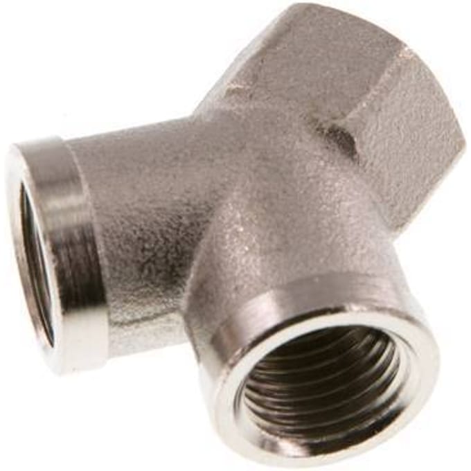 G 1/4'' Vernikkeld Messing Y-stuk 16 Bar [2 Stuks]