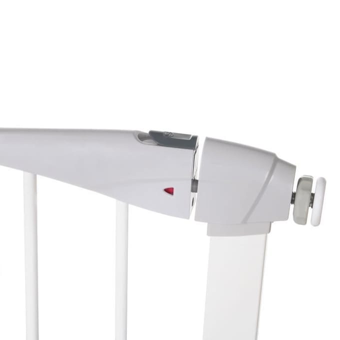 Springos Traphekje | Traphek | Veiligheidshekje | Metaal | Wit | 118 - 127 cm