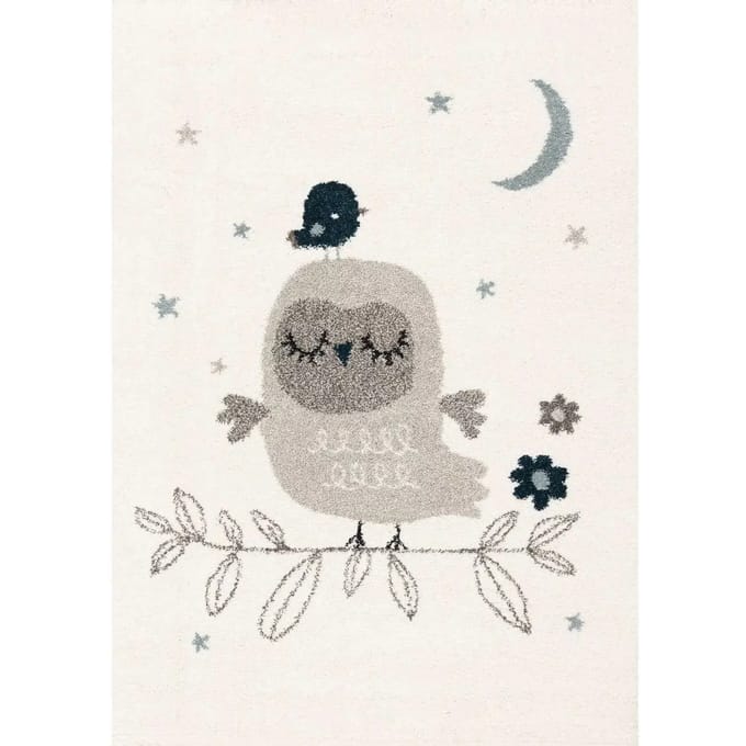 Slaapkamer tapijt Yellow Tipi Happy Owl