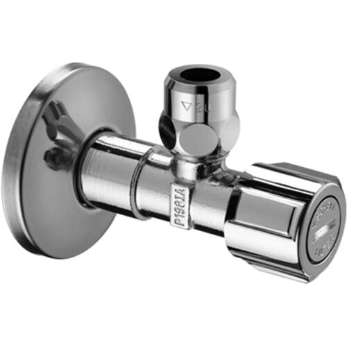 Schell Comfort hoekstopkraan 1/2" zelfdichtend x 10 mm knel - met rozet en filter