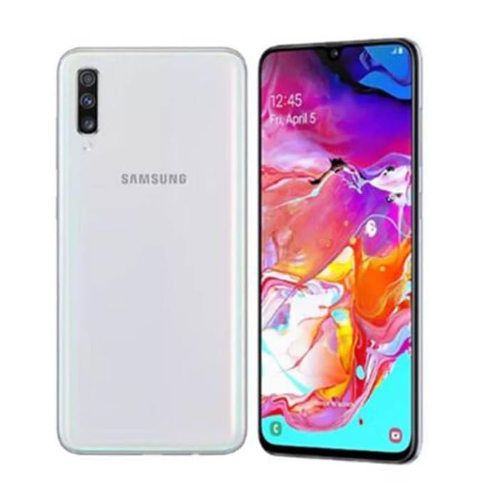 Gereviseerde Samsung Galaxy A70 A705F Dual SIM Android 32MP 128GB 6GB RAM mobiele telefoon Simple Set wit