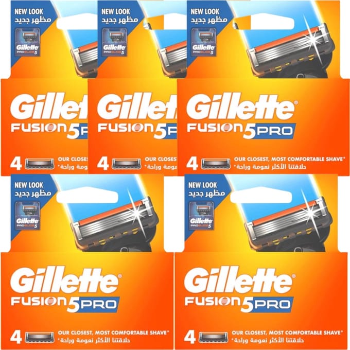 Gillette Fusion5 PRO Proglide - Voordeelverpakking 5x4 = 20 Scheermesjes