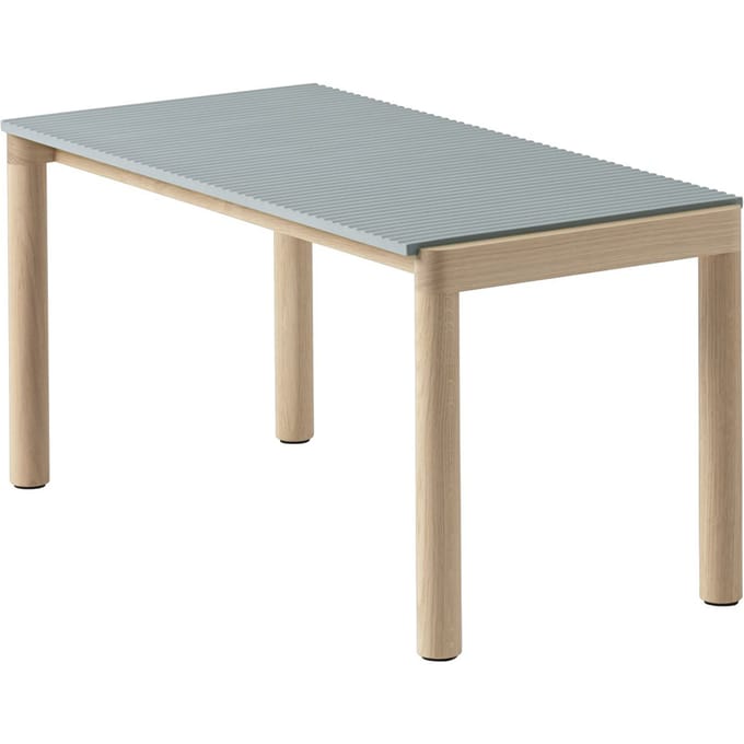 Muuto Couple Salontafel 40 x 84 - pale blue - wavy