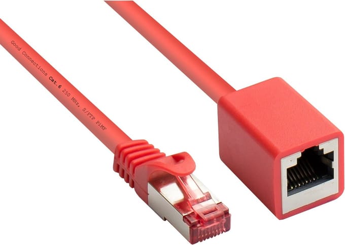 Alcasa electronik Good Connections RNS patch extension cable - 1 m - red - Rood