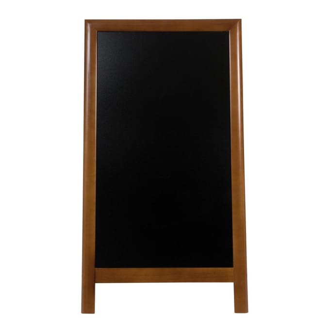Securit® Deluxe grote rubberhout-terrasplank, donkerbruin, 120 cm