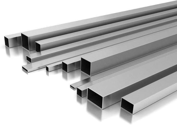 Aluminium Vierkante Buis - Aluminium Profiel Hol - Bouwconstructies - Geperst EN AW-6060 - 40 x 20 x 2 mm