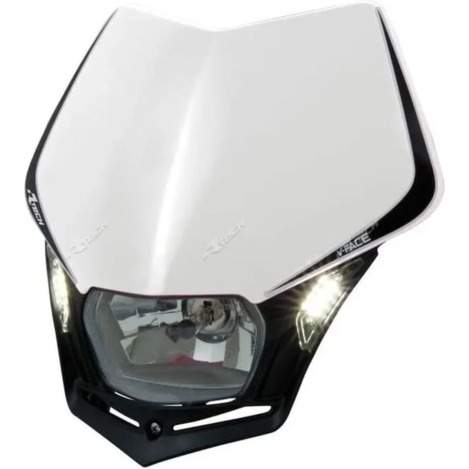 Motorfiets Verlichting Kentekenplaat Belicht Racetech V-Face