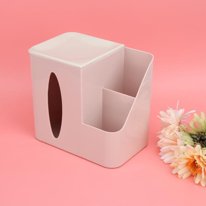 Multi-vak Opbergdoos voor Afstandsbedieningen Woonkamer Thuis Tissuehouder Organizer(Roze ) groen