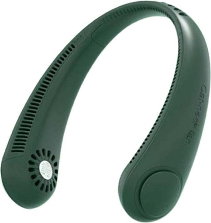 DrPhone BNC2 Draagbare Nekventilator - 2400 mAh Batterij - Bladloze Ventilatoren met 3 snelheden - Groen
