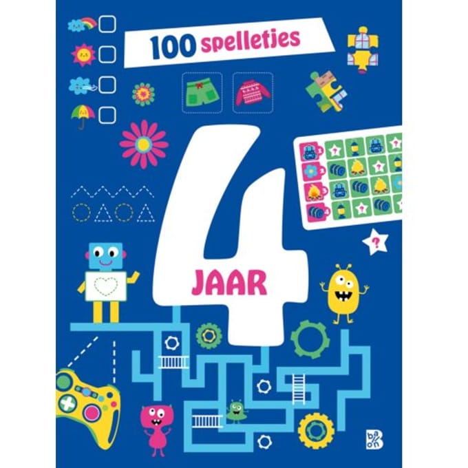 100 Spelletjes Voor 4-Jarigen