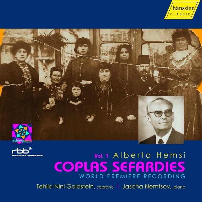 Tehila Nini-Goldstein, Jascha Nemtsov - Alberto Hemsi: Coplas Sefardies Vol. 1 (CD)