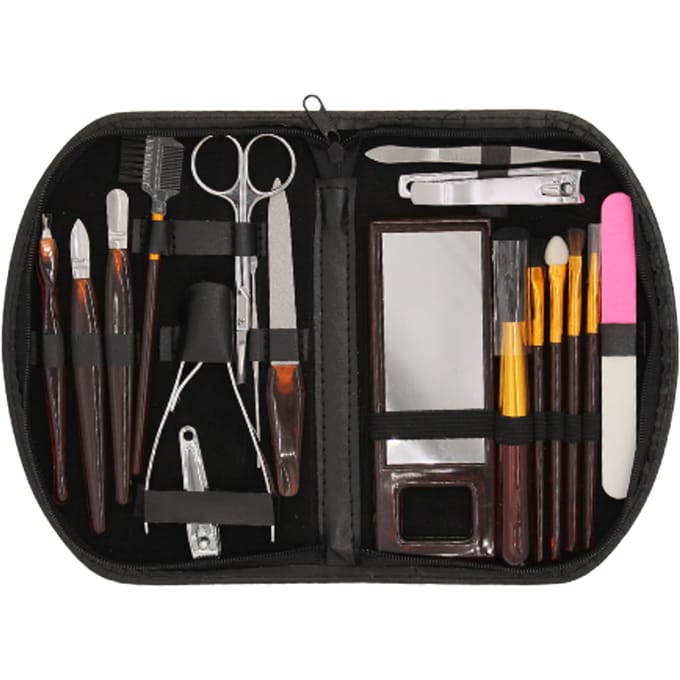 Manicure set in etui - 18 Delig - nagelverzorgingsset