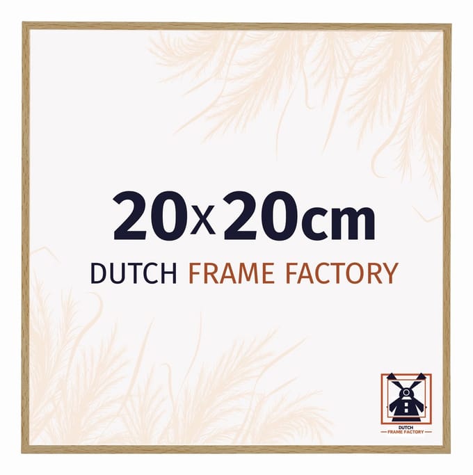 Fotolijst 20x20 cm - Kunststof - Beuken Licht - Easy