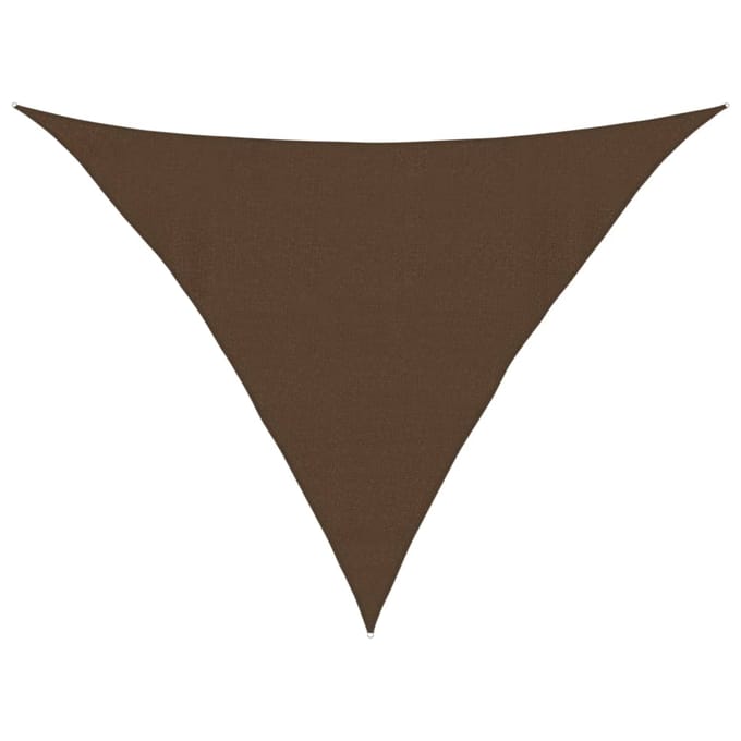 vidaXL Zonnezeil 160 g/m² 4x4x5,8 m HDPE bruin