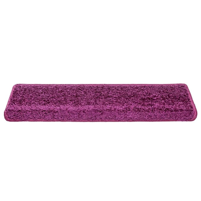 vidaXL - Trapmatten - 10 - st - 65x21x4 - cm - Violet - Rechthoekige - Rand