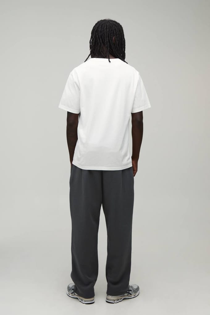 Essentiële Baggy Men's Script Joggingbroek | Charcoal | Size XS