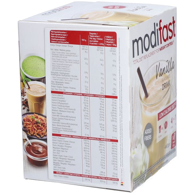 Modifast Intensive Vanilla Flavoured Milksh. 8x55g