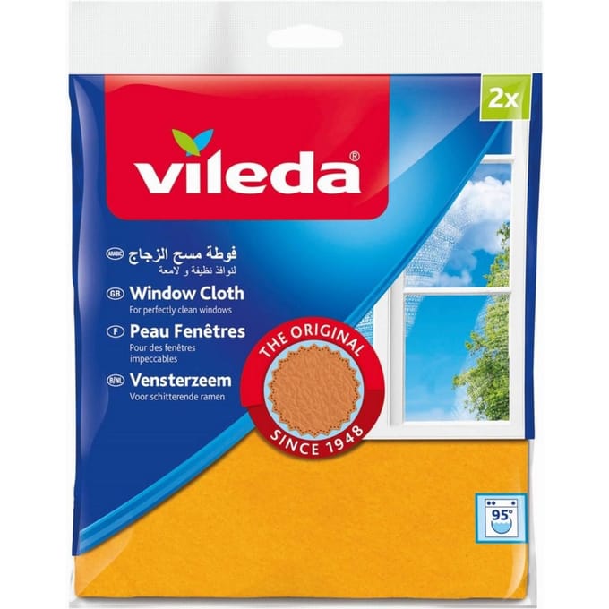 Vileda Vensterzeem +30% Microvezel 2 stuks