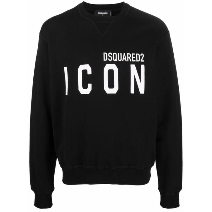 DSquared2 Uniseks Adult Cool Icon Logo Sweatshirt (Zwart)