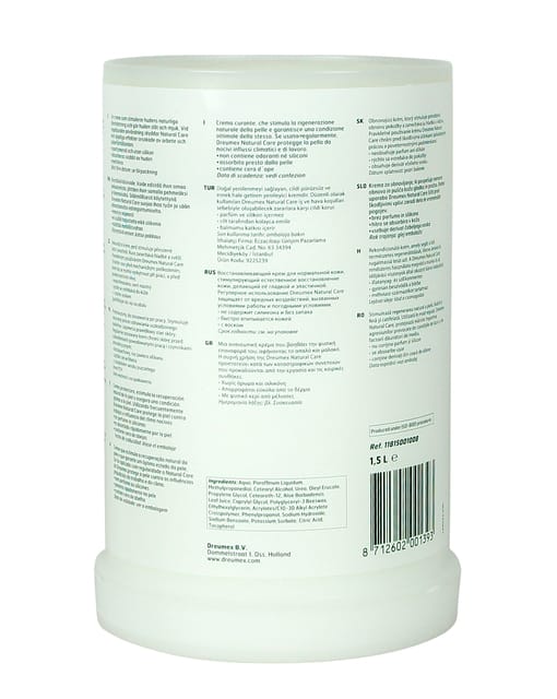 Handcrème Dreumex Natural Care vulling One2clean 1500ml