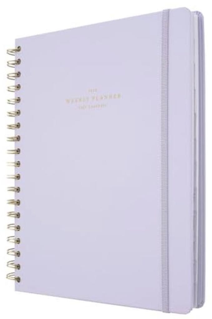 Weekagenda 2024-2025 Soft Lavender - 17 Maanden Weekplanner en Afspraakplanner