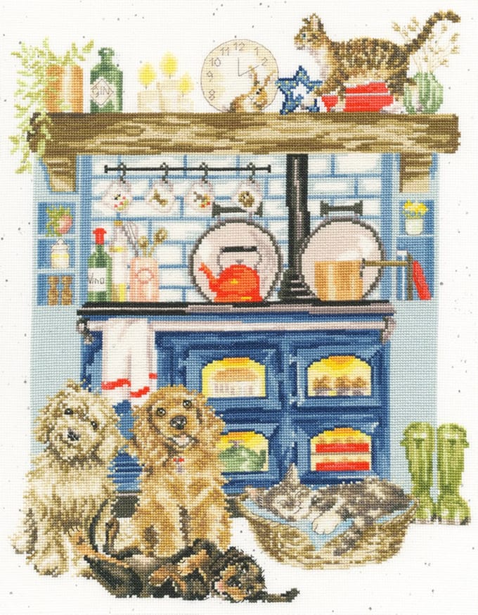 Borduurpakket Country Kitchen - Bothy Threads