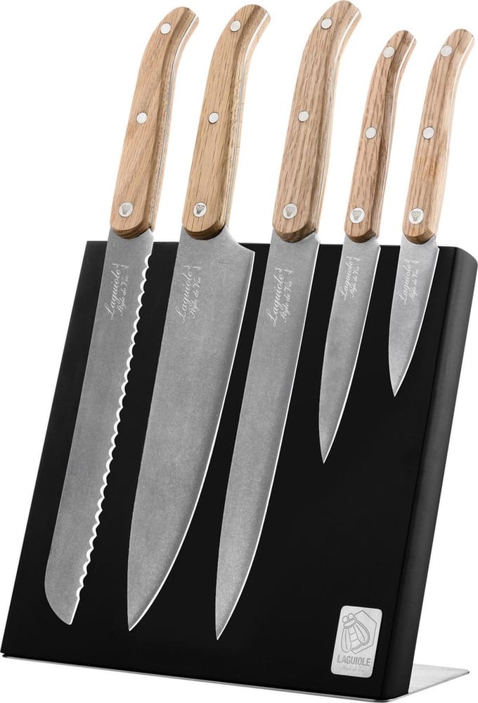 Laguiole Style de Vie Messenblok Innovation Line - 5-delig - met magnetisch blok
