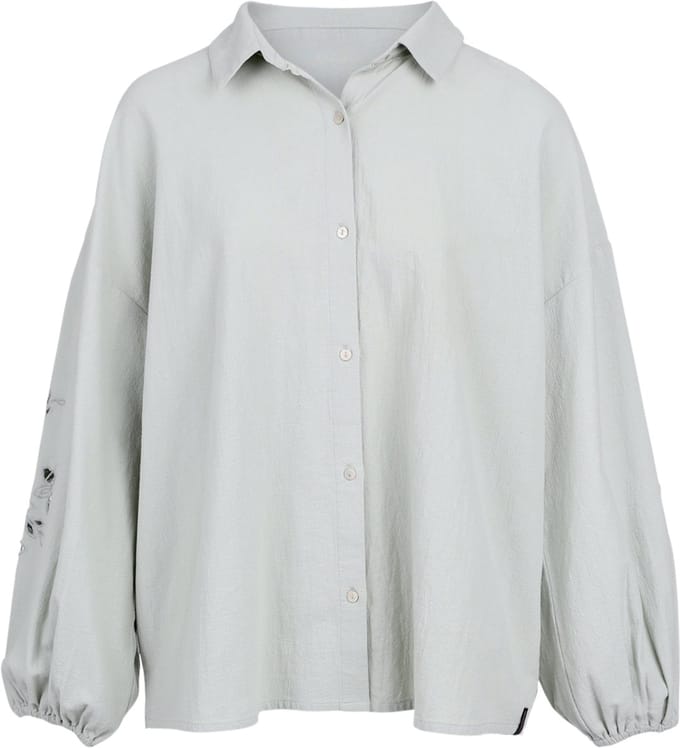 Brunotti - Maysa - Top Aqua Grey - Dames - 100% Katoen - Relaxed Fit - Lichtgewicht - S