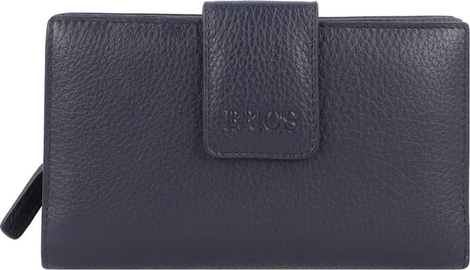 BRIC'S Leren Portemonnee Marmolada Purse Blue Donkerblauw