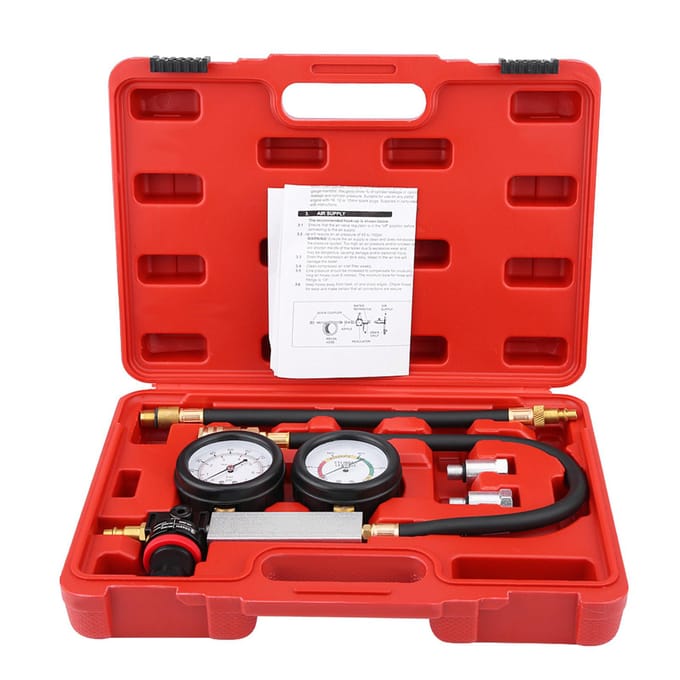 4 Stuks Cilinderlek Tester Benzine Motor Compressie Lek Lekdown Detector TU‑21