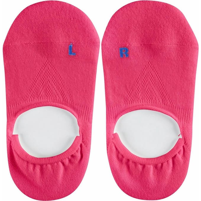 FALKE Cool Kick onzichtbar eenkleurig functioneel materiaal footies kinderen pink - maat 27-30