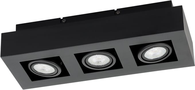 EGLO Mendoza Opbouwlamp - GU10 - 36 cm - Zwart