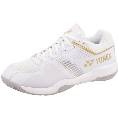Yonex Strider FLOW badmintonschoen - wit / goud - maat 42