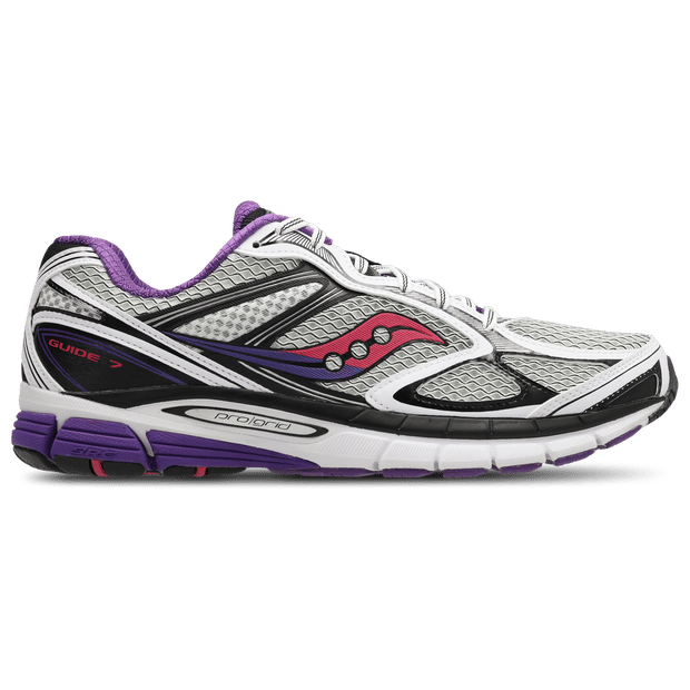 Saucony Guide 7 Sneakers Dames - Wit - Maat 37.5 - Mesh/Synthetisch