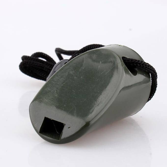 Nieuw 7 in 1 Camping Survival Fluitje Kompas Thermometer Zaklamp Vergrootglas Kit gray