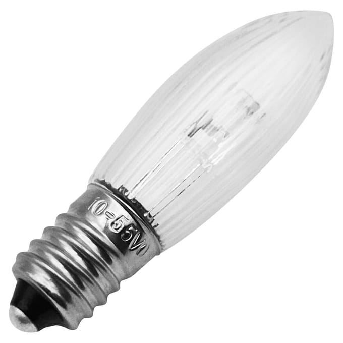 Reserve Kerstlampje E10 LED - 10-55V - 0.2W - Warm Wit Licht - 2200K - Helder