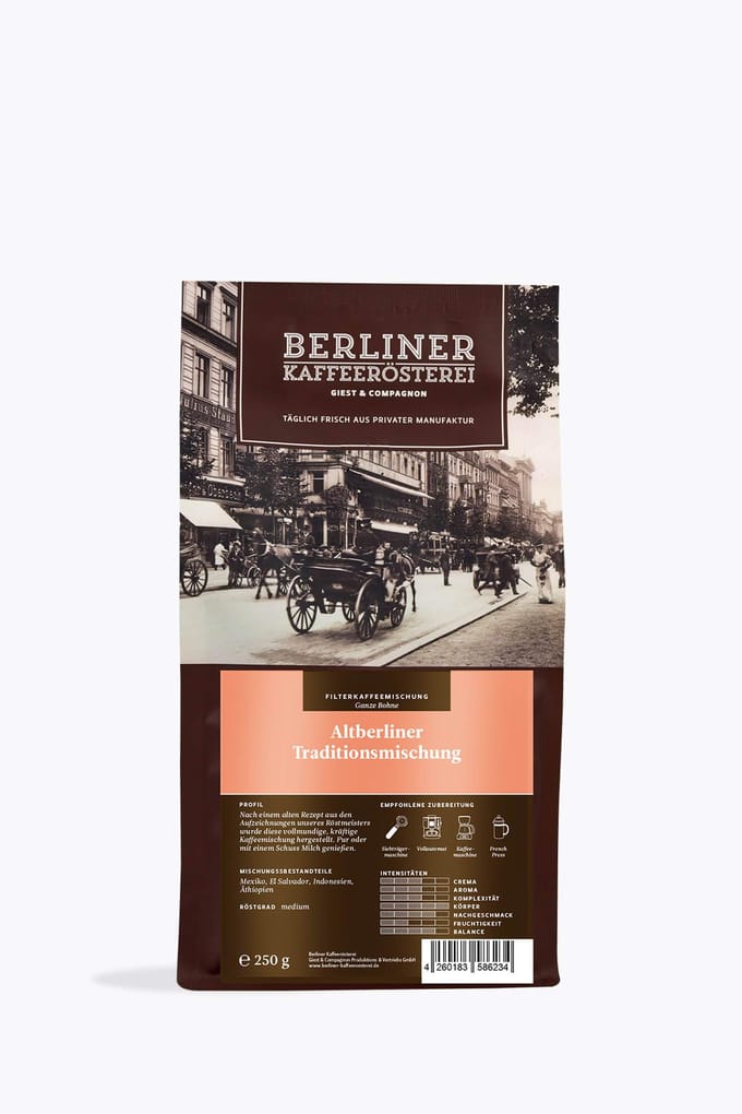 Berliner Kaffeerösterei Altberliner Traditionsmischung 250g
