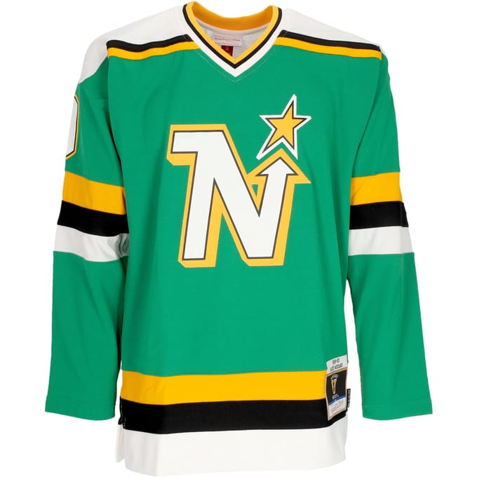 Heren hockeyjas NHL Dark Jersey 1989 nr. 9 Modano Minsta groen