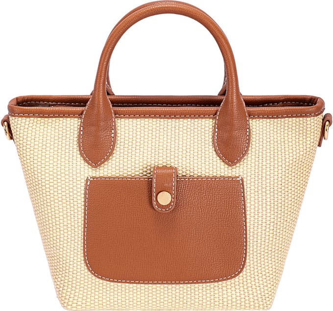 David Jones kunststof handtas Addy - Dames - Bruin