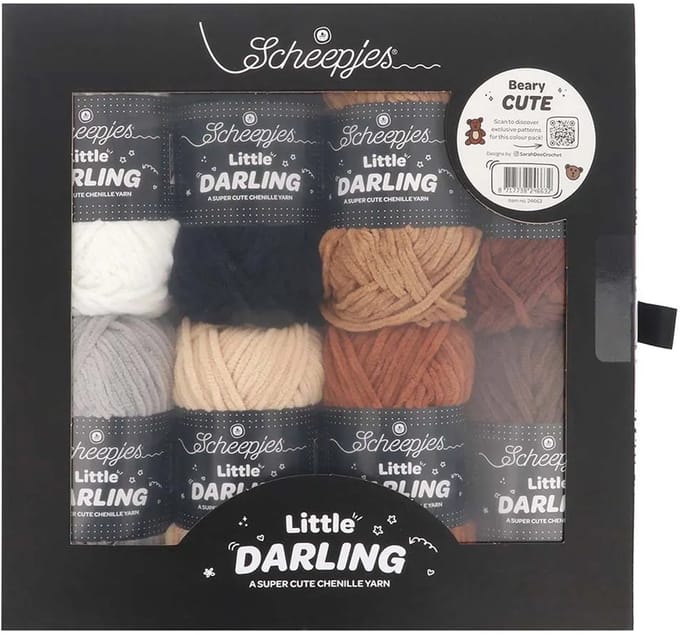 Scheepjes Little Darling colour pack 8x25g-Beary Cute