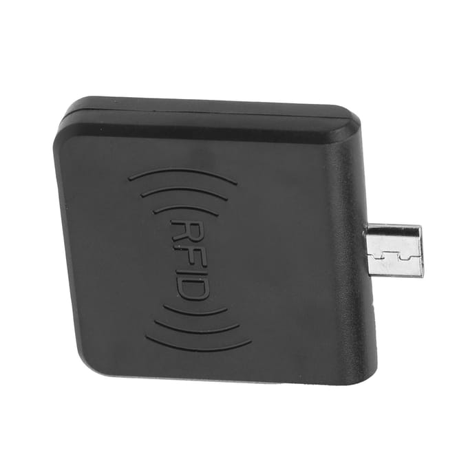 125Khz/134.2Khz Kaartlezer FDX Dierenlabel Lezen Identificatie Micro USB Interface voor Android gray