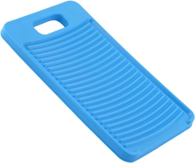 Waskwast - Wassen Plank - Kleding Reinigen - Antislip Ontwerp - 28.5 cm - Blauw