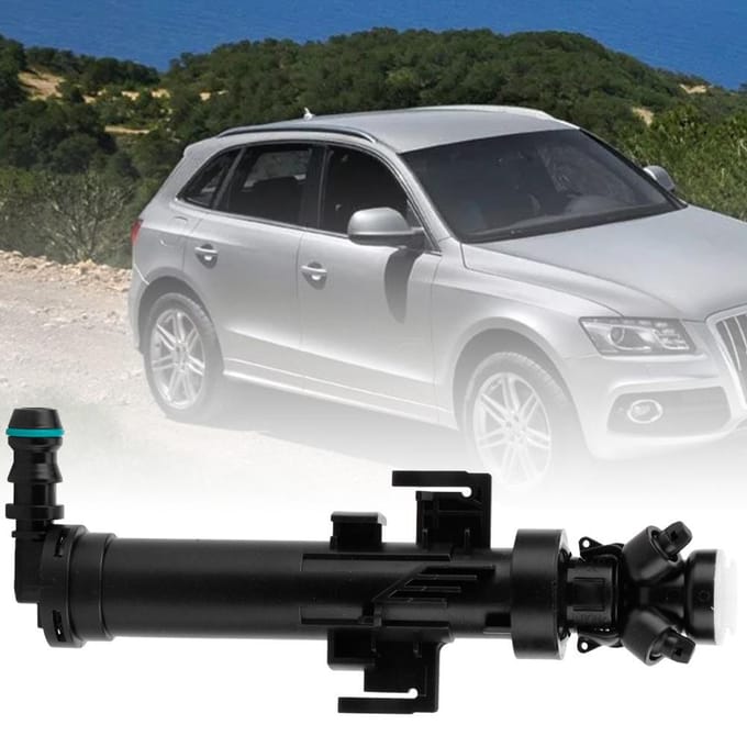 Koplamp Sproeier Nozzle Voor Rechts 8R0 955 102A Geschikt voor Q5 2009 2017 gray