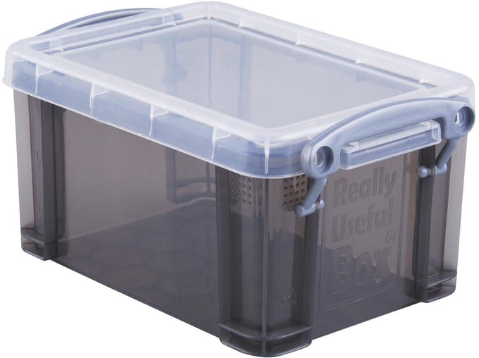 Really Useful Box 0 | 7 liter | transparant smoke