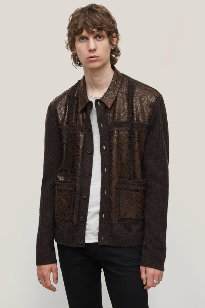 John Varvatos Ellington Regular Fit Shi Mocha Größe: M | Jacken Outlet | Herren