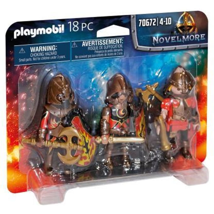PLAYMOBIL Novelmore Set van 3 Burnham Raiders - 70672